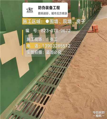 深圳 例如在抖音上有“迷彩墙，外围墙面挡 - 星空数码迷彩漆施工队